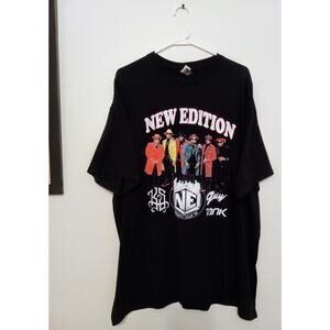 New Edition Legacy Tour 2023 Concert Tour Tee Shirt Black R&B Boy Band SZ XXL
